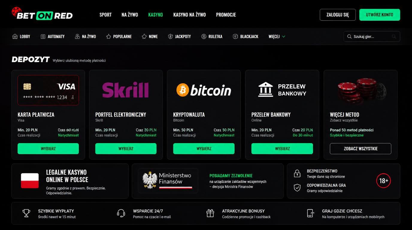 Ikona kart, portfeli i kryptowalut na tle interfejsu kasyna